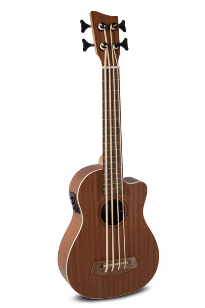 Manoa E-Akustinen Ukebass Sapelli bassoukulele matta